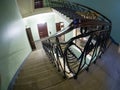 Interior decorative staircase in Metropol hotel in Moscow, Russia